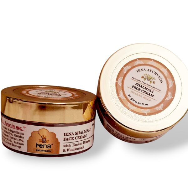 iena Shalmali and Kumkumadi Ayurvedic Cream 25 gm. SPF 35 | Anti-acne | BB. CC cream | Multi-vitamin, Fairness, Hydrating & Skin Brightening Cream. Even Out cream. 1 pc. - Image 5