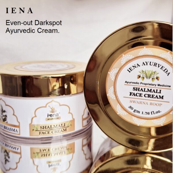 iena Shalmali and Kumkumadi Ayurvedic Cream 25 gm. SPF 35 | Anti-acne | BB. CC cream | Multi-vitamin, Fairness, Hydrating & Skin Brightening Cream. Even Out cream. 1 pc. - Image 3
